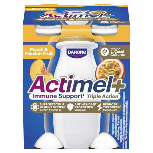 ACTIMEL Napój jogurtowy o smaku brzoskwinia-marakuja (4 szt.)