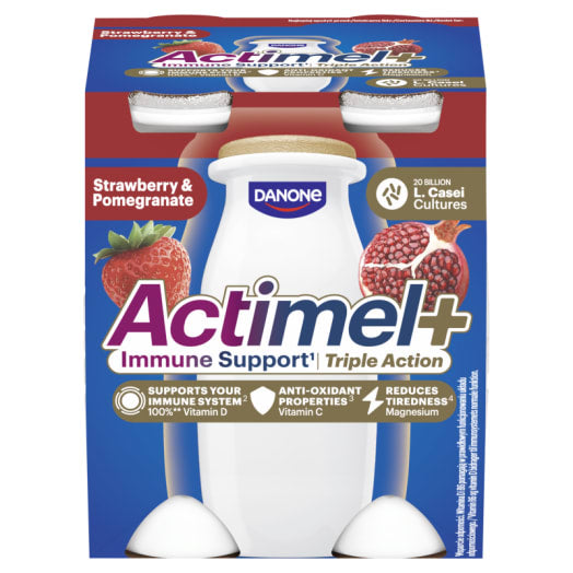 ACTIMEL Napój jogurtowy o smaku truskawka-granat (4 szt.)