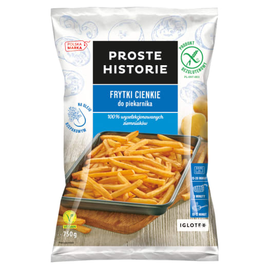 PROSTE HISTORIE Frytki cienkie do piekarnika